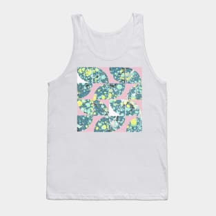 Abstract Marbled Paper Circles #6 Tank Top